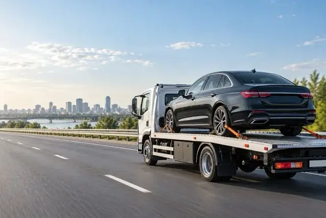 Перевозка нового автомобиля эвакуатором